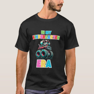 In mijn kleutertijd monstertruck terug naar school t-shirt