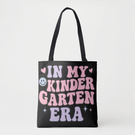 In mijn kleutertijd ontwerp canvas tas (Voorkant)