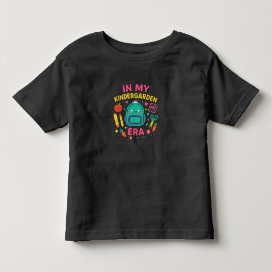 In Mijn Kleutertijd T-Shirt – Cute Back to (Voorkant)