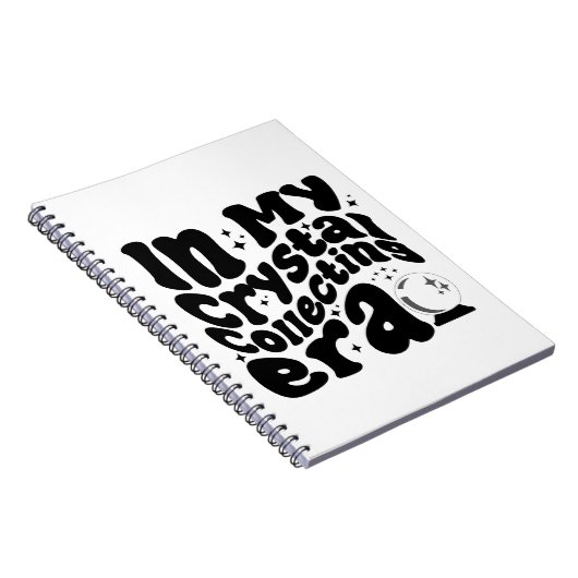 In mijn kristallen verzameltijdperk Groovy Retro G Notitieboek (Rechterzijde)