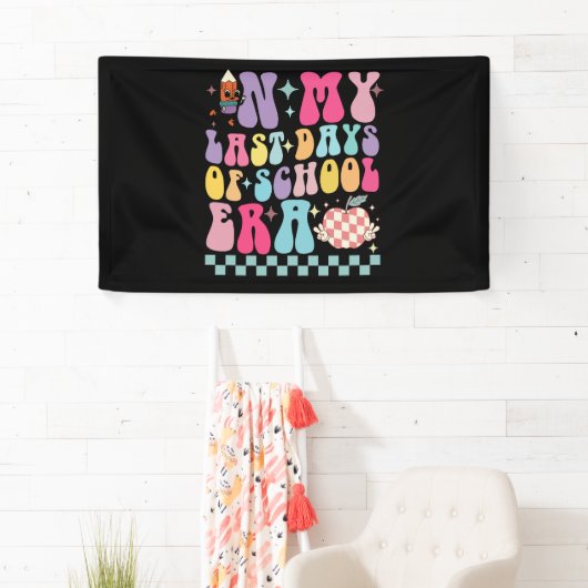 In mijn laatste dagen van de schooltijd leraar lev spandoek (Insitu)