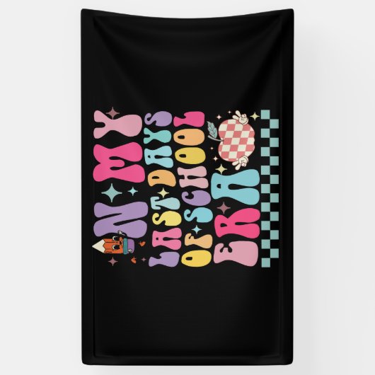 In mijn laatste dagen van de schooltijd leraar lev spandoek (Verticaal)