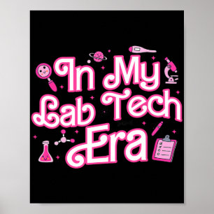 In mijn lab Tech Era medisch laboratorium Poster
