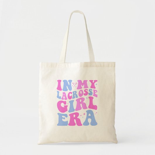 In mijn lacrosse meisje tijdperk groovy tote bag (Voorkant)
