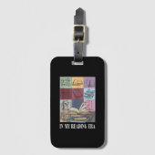 In mijn leestijdperk boekenliefhebber bagagelabel (Voorkant (verticaal))