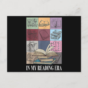 In mijn leestijdperk boekenliefhebber feestdagenkaart