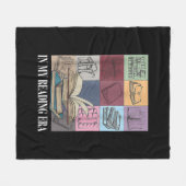 In mijn leestijdperk boekenliefhebber fleece deken (Voorkant (Horizontaal))