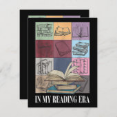 In mijn leestijdperk boekenliefhebber informatiekaartje (Voorkant / Achterkant)