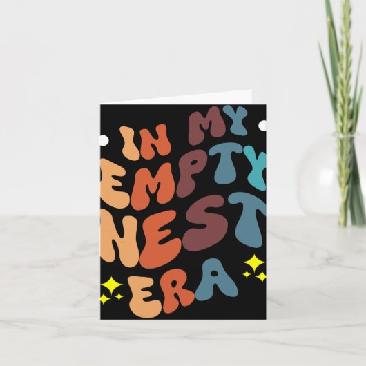 In mijn lege-nesttijdperk  kaart (Voorkant)