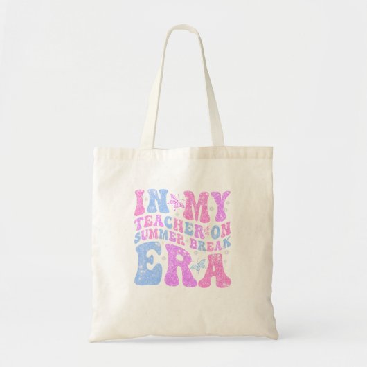 In mijn leraar op zomervakantie tijdperk Groovy Su Tote Bag (Voorkant)