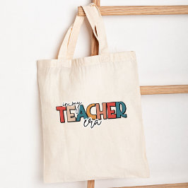 In mijn leraar tijdperk cadeau voor leraar tote bag