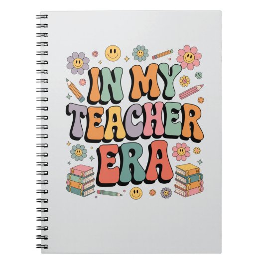 In Mijn Leraar Tijdperk - Groovy 70's Retro Notitieboek (Voorkant)