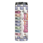 In Mijn Leraar Tijdperk Puffy 3D 16oz Thermosbeker (Achterkant)