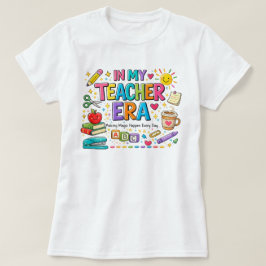 In Mijn Leraarstijd Kleurrijk Leraarsshirt T-shirt