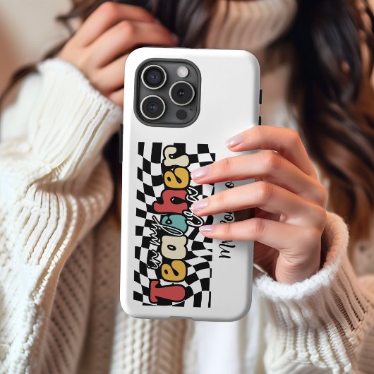 In mijn leraarstijd retro leraar Case-Mate iPhone case