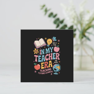 In Mijn Leraarstijd Terug naar School Kleuterschoo Bedankkaart