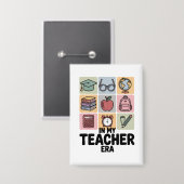 In mijn lerarentijd kleuterschool lerarenleven button (Voorkant / Achterkant)