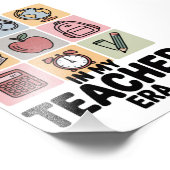 In mijn lerarentijd kleuterschool lerarenleven foto afdruk (Hoek)