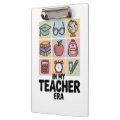 In mijn lerarentijd kleuterschool lerarenleven klembord (Links)