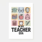 In mijn lerarentijd kleuterschool lerarenleven post-it® notes (Voorkant)