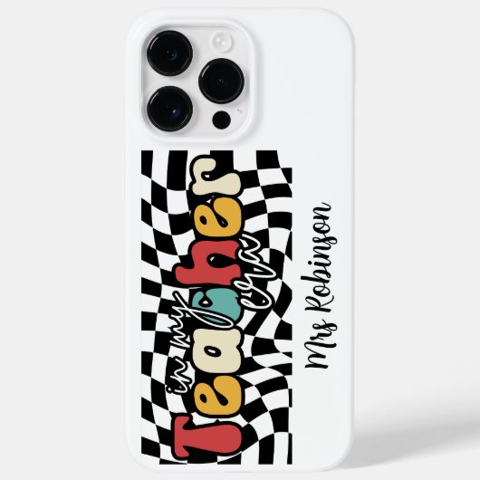 In mijn lerarentijd retro docent Case-Mate iPhone case (Achterkant)