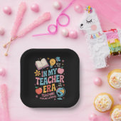 In mijn lerarentijd Terug naar de kleuterschool Papieren Bordje (Feest)