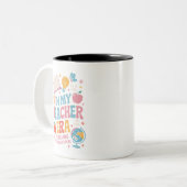 In mijn lerarentijd Terug naar de kleuterschool Tweekleurige Koffiemok (Voorkant links)