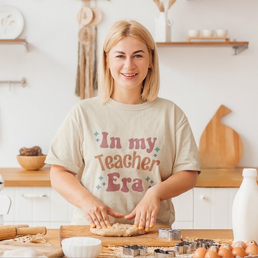 In mijn lerarentijdperk gepersonaliseerde grappige t-shirt
