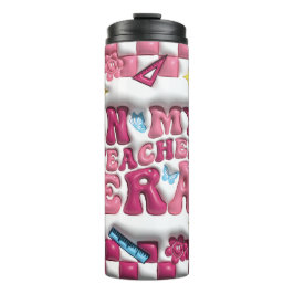 In mijn lerarentijdperk Puffy Bubble 3D Tumbler Thermosbeker