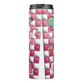 In mijn lerarentijdperk Puffy Bubble 3D Tumbler Thermosbeker (Achterkant)