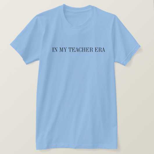 In mijn lerarentijdperk terug naar school Shirt (Design voorkant)