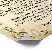 In mijn leven song Lyric Wall Art print (Hoek)