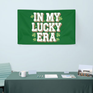 In mijn Lucky Era St. Patrick's Day Familie Cadeau Spandoek