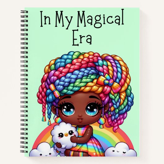 In mijn magische tijdperk - Schattige groen Notitieboek (Voorkant)