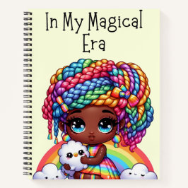 In mijn magische tijdperk - Schattigee gele Chibi Notitieboek