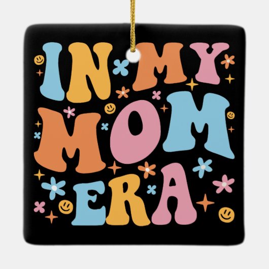 In mijn mama tijdperk ben ik keramisch ornament (Achterkant)