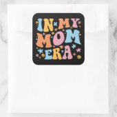 In mijn mama tijdperk ben ik vierkante sticker (Tas)