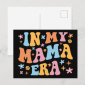 In mijn mama-tijdperk briefkaart (Voorkant / Achterkant)