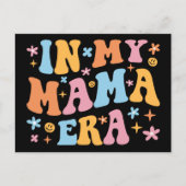 In mijn mama-tijdperk briefkaart (Voorkant)