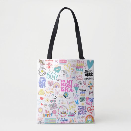 IN MIJN MAMA TIJDPERK CANVAS TAS (Voorkant)