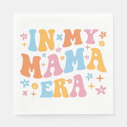 In mijn mama-tijdperk servet (Voorkant)