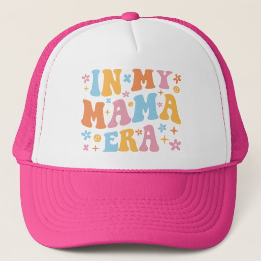 In mijn mama-tijdperk trucker pet (Voorkant)