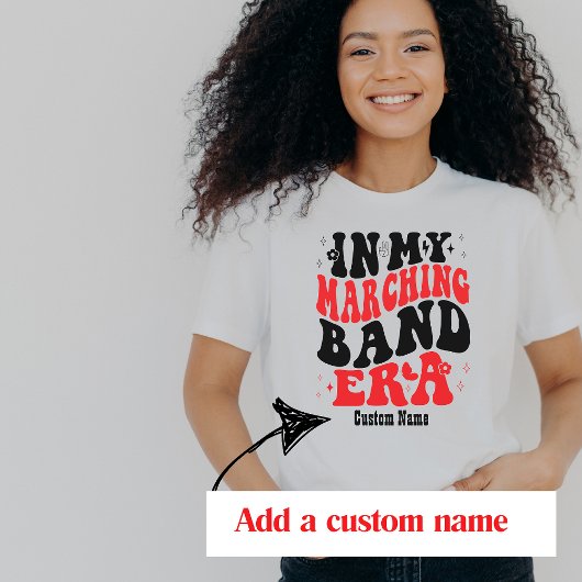 In mijn marcherende band Era kleurt Graham  T-shirt