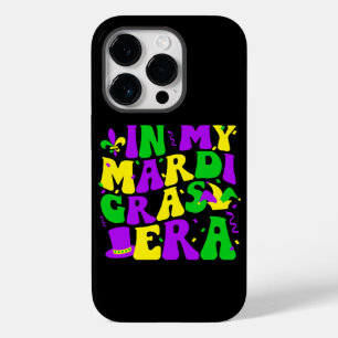 In mijn Mardi Gras Era Grappig Festival Retro Carn Case-Mate iPhone 14 Pro Hoesje