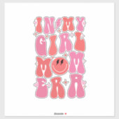 In Mijn Meisje Mam Era Retro Groovy Moederdag Sticker (Vel)