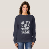In Mijn Meisje Moeder Era Sweatshirt Navy Mama Gif (Voorkant volledig)