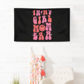 In Mijn Meisje Moeder Tijdperk Retro Groovy Moeder Spandoek (Insitu)