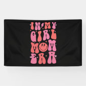 In Mijn Meisje Moeder Tijdperk Retro Groovy Moeder Spandoek (Horizontaal)