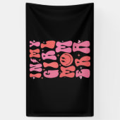 In Mijn Meisje Moeder Tijdperk Retro Groovy Moeder Spandoek (Verticaal)