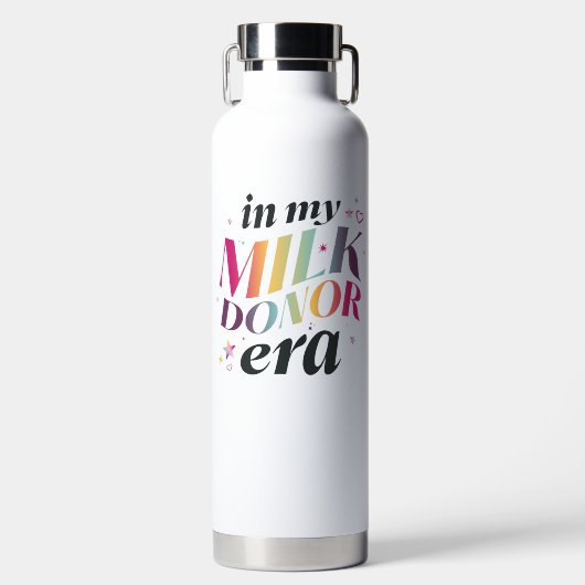 In mijn melk donor tijdperk waterfles (Voorkant)